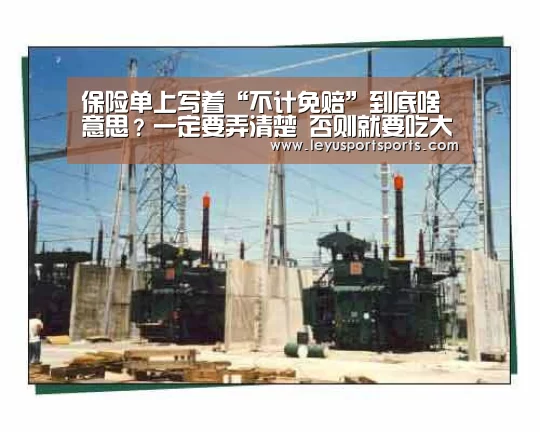 保险单上写着“不计免赔”到底啥意思?一定要弄清楚 否则就要吃大亏【乐鱼体育直播官网】(图1) 乐鱼直播足球
